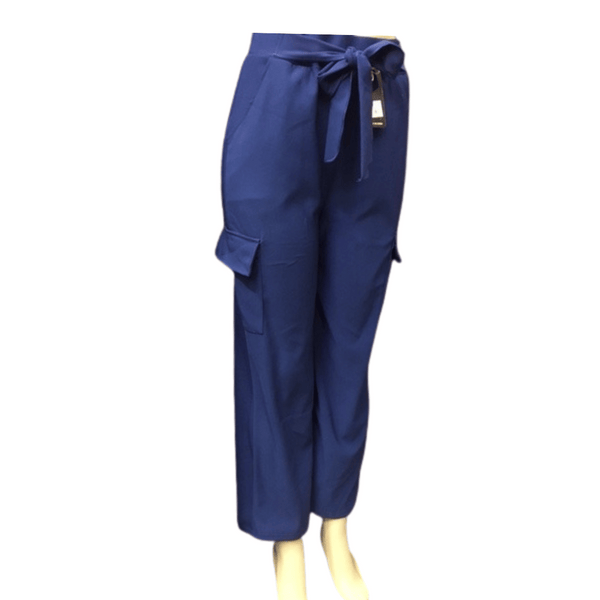Belted Cargo Pocket Pants 6 Pack Assorted Colors (Size: S/M-L/XL, 3-3)
