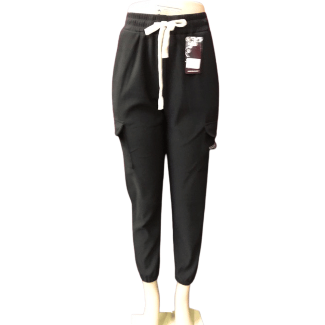 Zipper Pocket Cargo Pants 6 Pack Assorted Colors (Size: S/M-L/XL, 3-3)