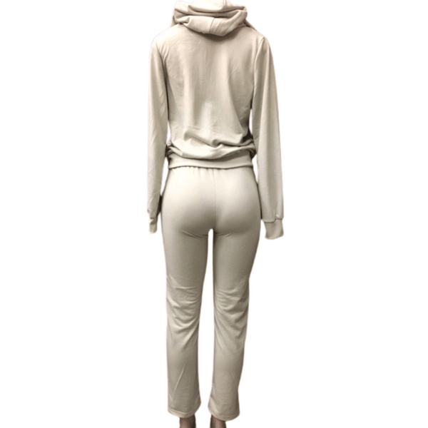 French Terry Hoody Zipper Front Pant Set 6 Pack Per Color (Size: S-M-L-XL, 1-2-2-1)