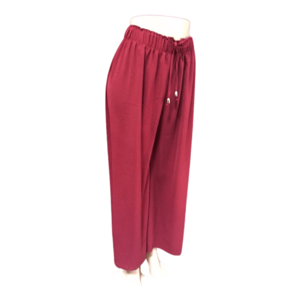 Fashion Wide Leg Draw String Pant 6 Pack Assorted Colors (Size: One Size Fits All)