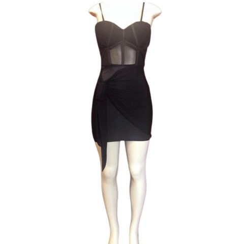 Form Fitting Shear Front And Back Dress 3 Pack (Size: S-M-L, 1-1-1)