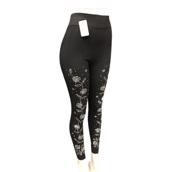 Assorted Embellished Leggings 6 Pack (Size: One Size Fits All)