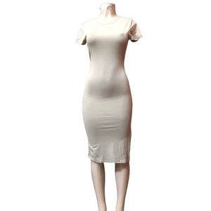 Body Form Open Back Dress 6 Pack Per Color  (Size: S-M-L-XL, 1-2-2-1)