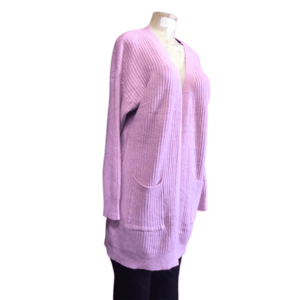 Super Soft 2 Pockets Long Cardigan 8 Pack Assorted Colors (Size: One Size Fits All)