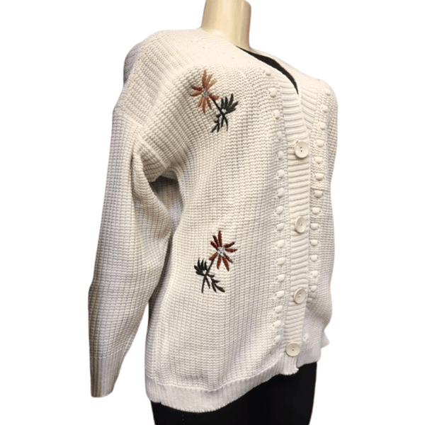 One Size Fits All Embroidery Cardigan 6 Pack Assorted Colors