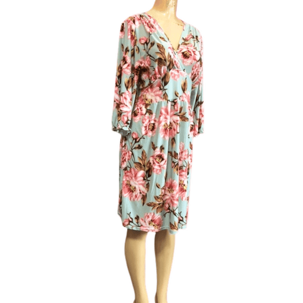 Fall Floral Dress 12 Pack Assorted Colors (Size: S/M-L/XL, 6-6)