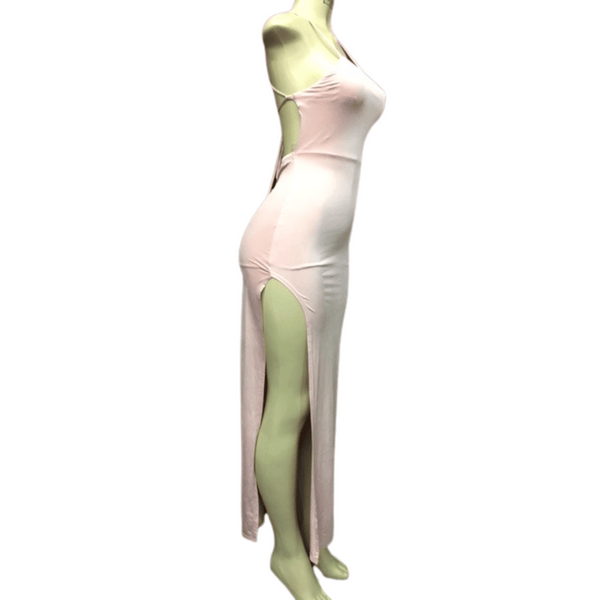 Form Fitting Side Slit Dress 6 Pack Assorted Colors (Size: S-M-L,  2-2-2)