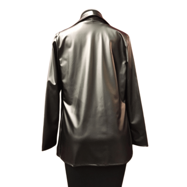 Leather Look Blazer 3 Pack (Size: S-M-L, 1-1-1)