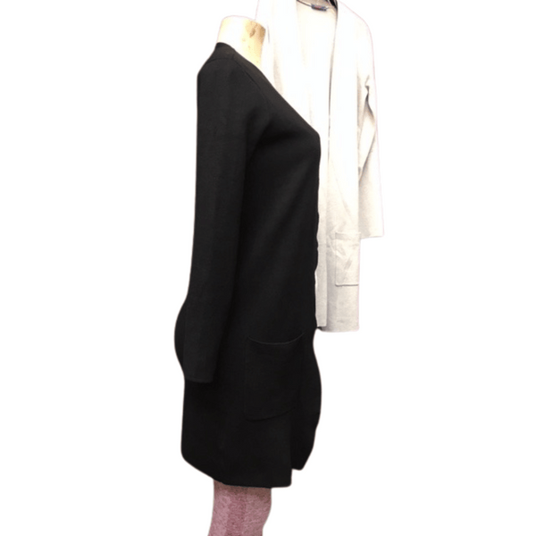 One Size Open Front 2 Pockets Long Cardigan 6 Pack Assorted Colors