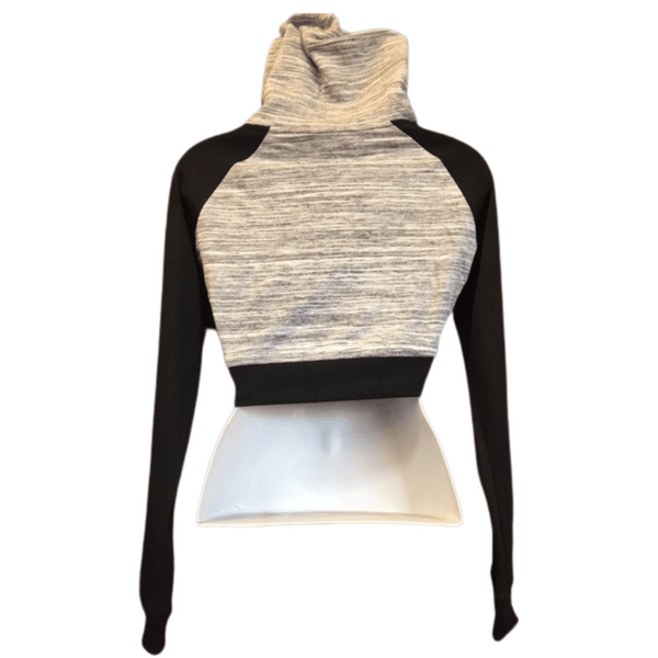 Crop Hoody French Terry Top 6 Pack (Size: S-M-L, 2-2-2)