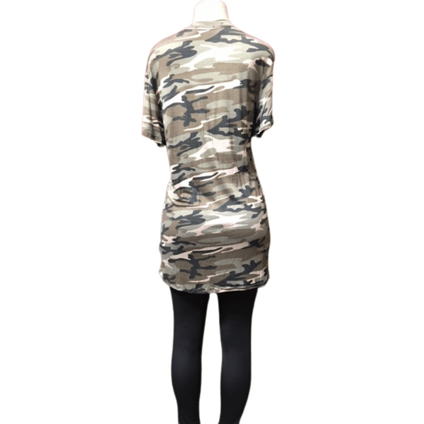 Camouflage Long Top 6 Pack (Size: S-M-L, 2-2-2)