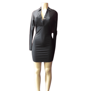 Form Fitting Long Sleeve Dress 3 Pack (Size: S-M-L, 1-1-1)