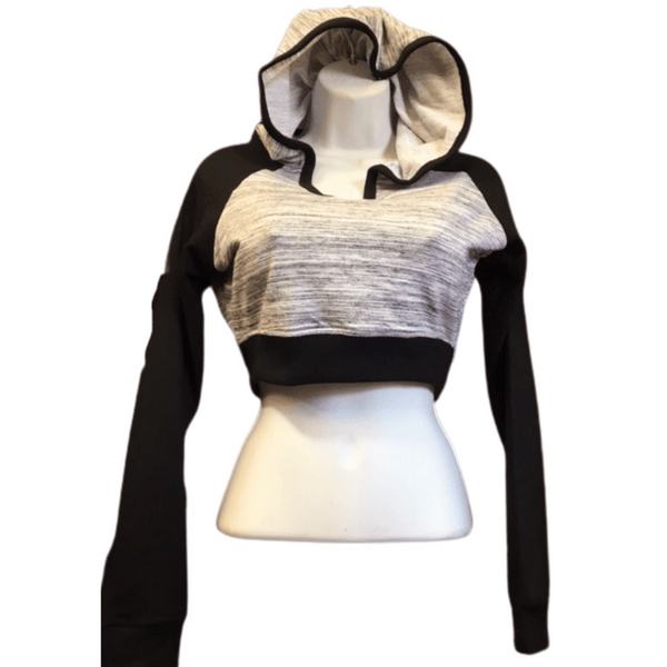 Crop Hoody French Terry Top 6 Pack (Size: S-M-L, 2-2-2)