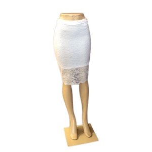 Floral Lace Spandex High Waist Pencil Skirt 6 Pack Per Color (Size: S-M-L-XL, 1-2-2-1)