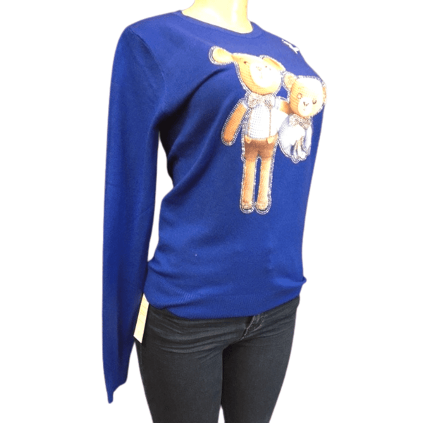Teddy Bears Prints Sweaters 12 Pack Assorted Colors (Size: S/M-L/XL, 6-6)