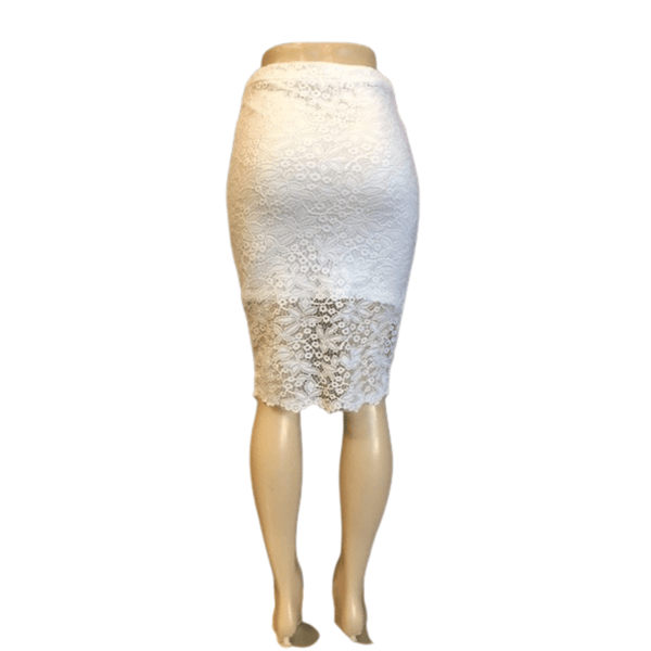 Floral Lace Spandex High Waist Pencil Skirt 6 Pack Per Color (Size: S-M-L-XL, 1-2-2-1)