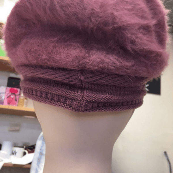 Fur Lined Knit Hat With Brim 12 Pack Assorted Colors