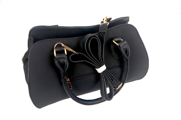 Spacious Everday style Bag Black with Shoulder Strap