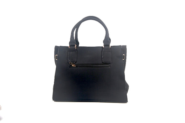 Tomiya Shoulder sling Handbag Black Leather