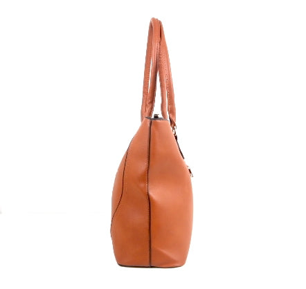 Tomiya Handbag Light Brown Leather