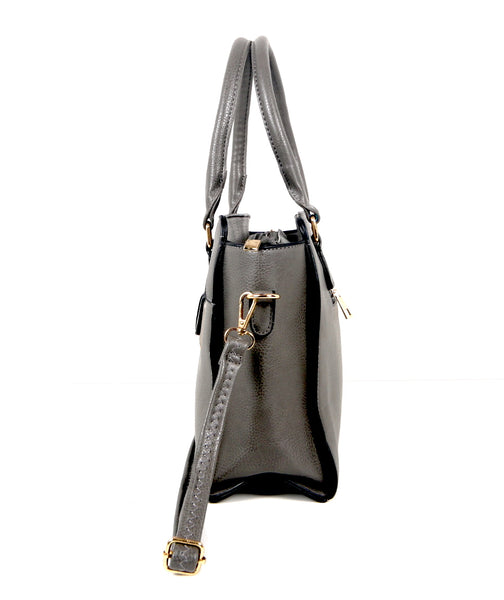 Tomiya Handbag Belt Stripe Faux Leather 6 Pack