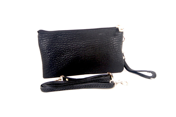 Tomiya Women's Crossbody Bag Leather Black