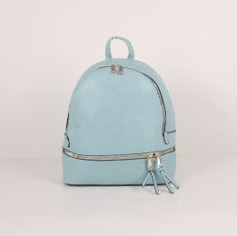 Tomiya Zipper Backpack Sky Blue