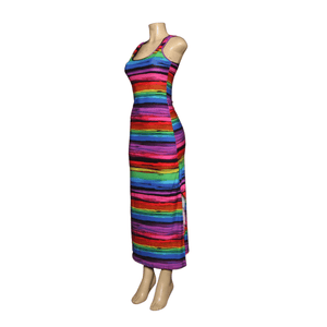 Rainbow Striped Dress 6 Pack  (S-M-L-XL, 1-2-2-1)