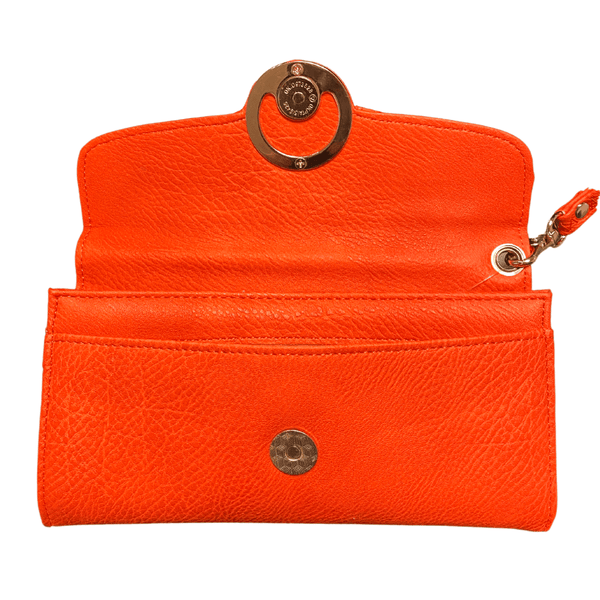 Wallet with Hand Strap Apricot Color 6 Pack