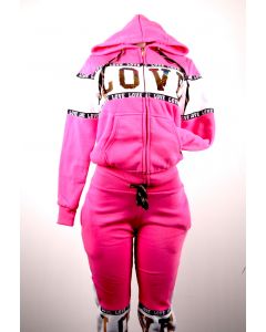 Love Pink Sweatsuit