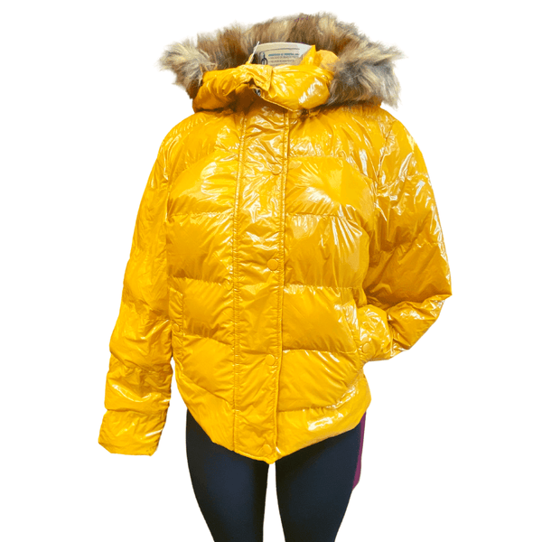 Faux Fur Detachable Hoodie Trim Puffy Jacket 6 Pack (S-M-L, 2-2-2) per Color