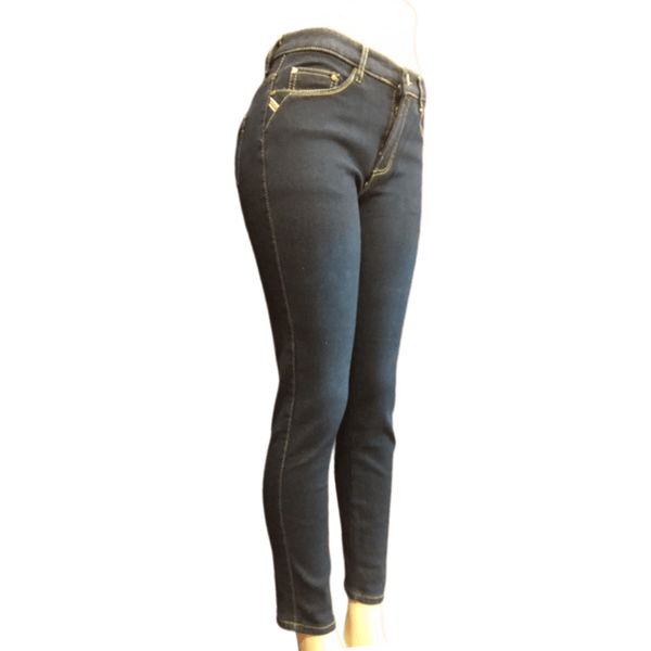 Fur Lined Skinny Leg Jeans 12 Pack Per Color (Size: S/M-L/XL-2XL/3XL,  4-4-4)