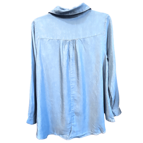 Light weight Denim Pull Over Top Blouses 6 Pack (S-M-L, 2-2-2)