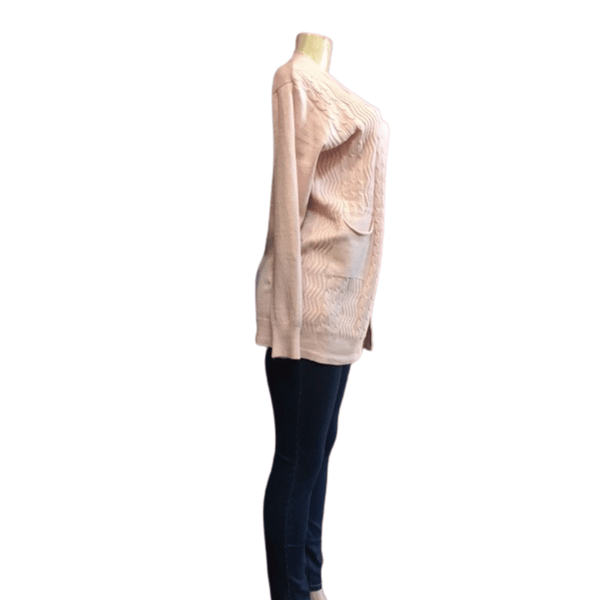 Long Open Cardigan With 2 Front Pockets 6 Pack  Assorted Colors (Size: S/M-L/XL,  3-3)