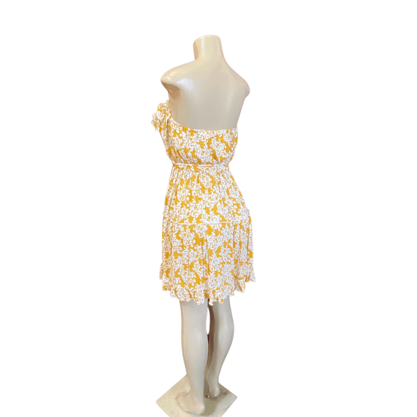 Branded Floral Summer dress Belted 6 Pack One Color As Shown (Size:  S-M-L, 2-2-2 )