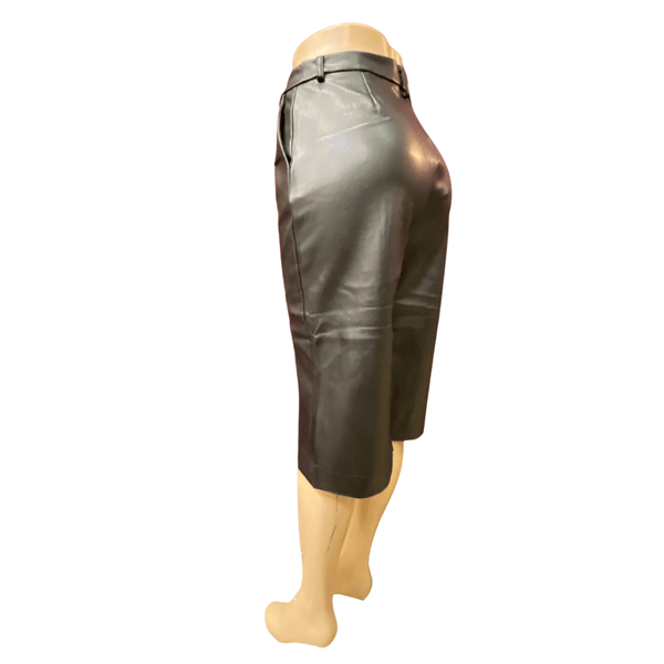 Leather Look Capri Pants 6 Pack (S-M-L, 2-2-2)