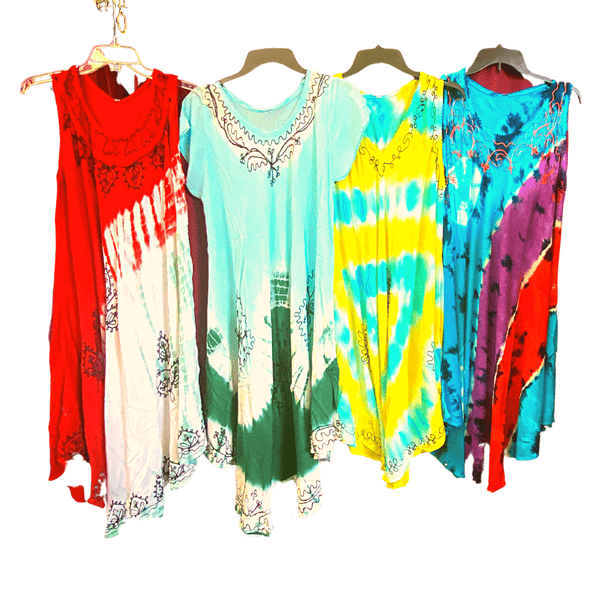 Beach Cover Casual Dress Assorted 6 Pack (One Size Fits All)