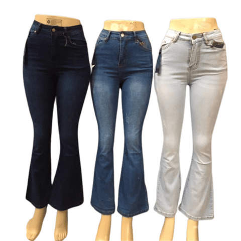 High Rise Flare Jean 12 Pack (Size: 3-5-7-9-11-13-15, 1-2-2-2-2-2-1)