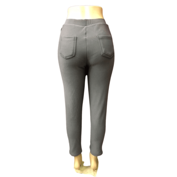 Fur Lined Legging/Pant With 2 Rear Pockets And 2 Zipper Side Pockets 12 Per Pack Assorted Colors (Size: M/L-XL/XXL, 6-6)
