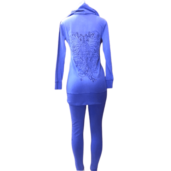 Branded Long Jacket Zipper Front Hoody With Embellishment 6 Pack Per Color (Size: S-M-L-XL, 1-2-2-1)