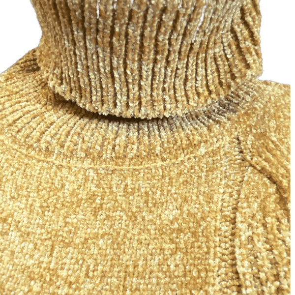 Soft Chenille Turtleneck Sweater 6 Pack Assorted Colors (S/M-L/XL, 3-3)