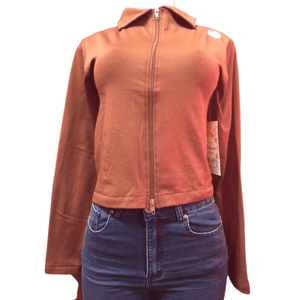 Zipper  Front Fleece Lined Jacket/Top 6 pack (Size: S/M-M/L, 3-3)
