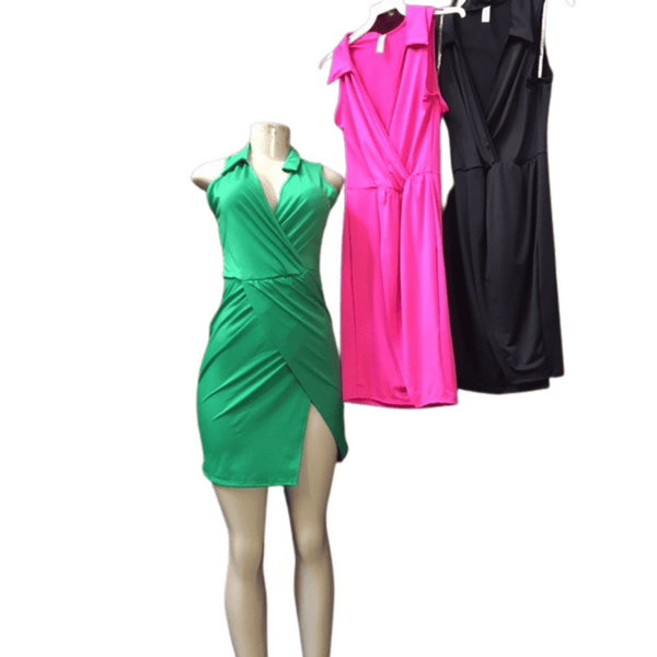 Spring Sleeveless Dress 3 Pack Per Color (Size: S-M-L, 1-1-1)