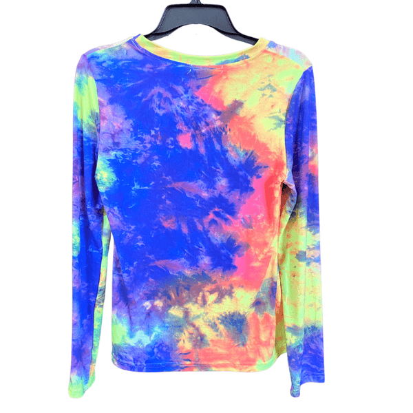 Tie-dye Long Sleeve Top Assorted Color 6 Pack (S-M-L-XL, 1-2-2-1)