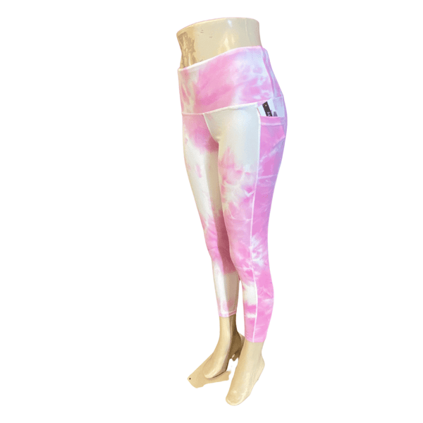 High Waist Activewear Tie-dye Legging With Side Phone Pockets 6 Pack Per Colors ( Size; S-M-L-XL, 1-2-2-1)