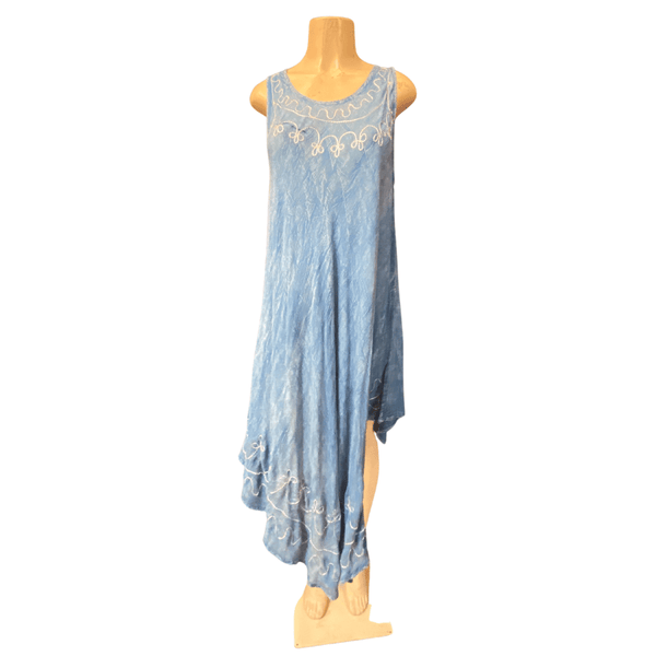 One Size Fits All Denim Look Summer Dress 3 Pack Per Wash (Size: One Size fits All)