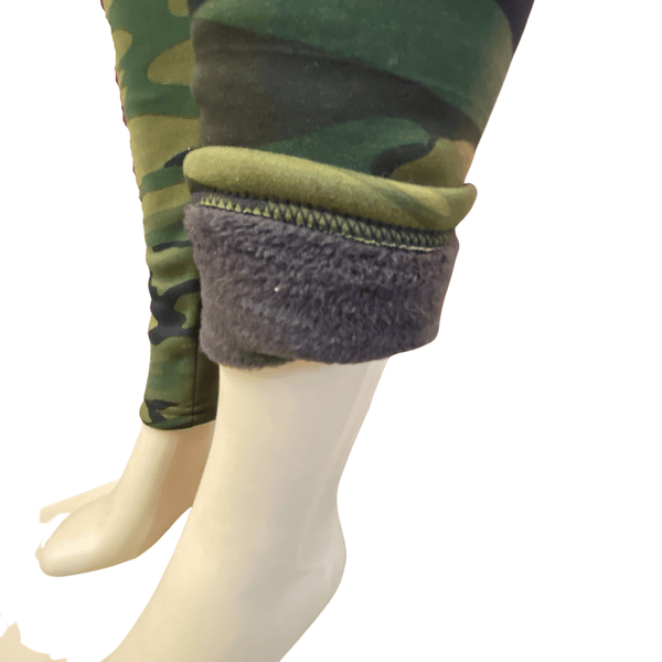 Camo Fur Lined Winter Legging 6 Pack (S/M-L/XL, 3-3)