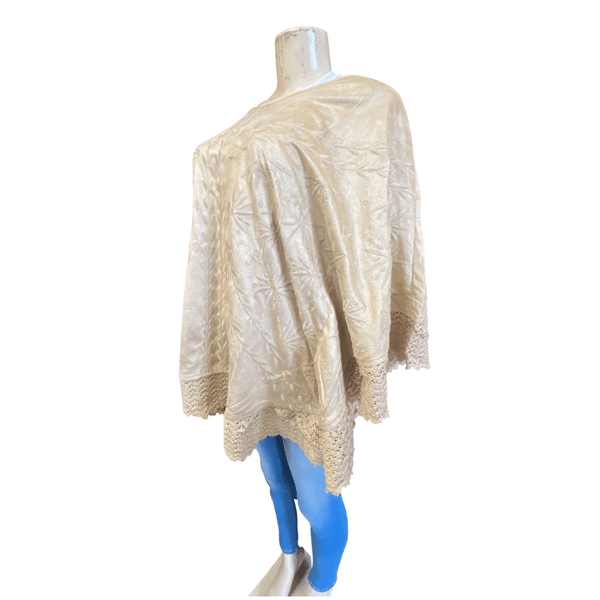 Ultra Suede Fashion Poncho One Color 4 Pack (Size: S-M-L-XL, 1-1-1-1)