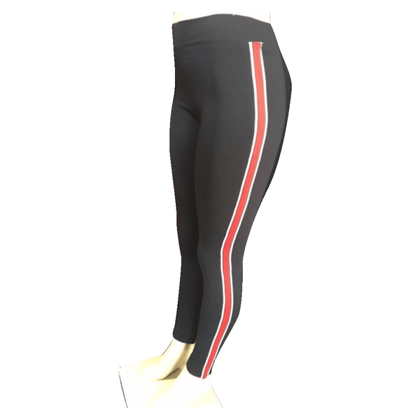 Stripe Fleece Lined Legging 6 Pack Per Color (Size: S/M-L/XL, 3-3)