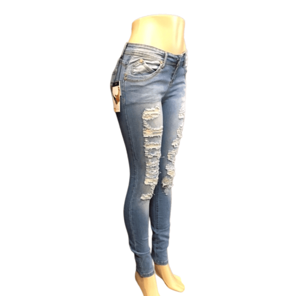 Distressed Skinny Jeans 12 Per Pack (Size: 1-3-5-7-9-11-13, 1-1-3-3-2-1-1)